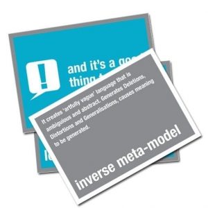 Milton - Inverse Meta Model Flash Cards